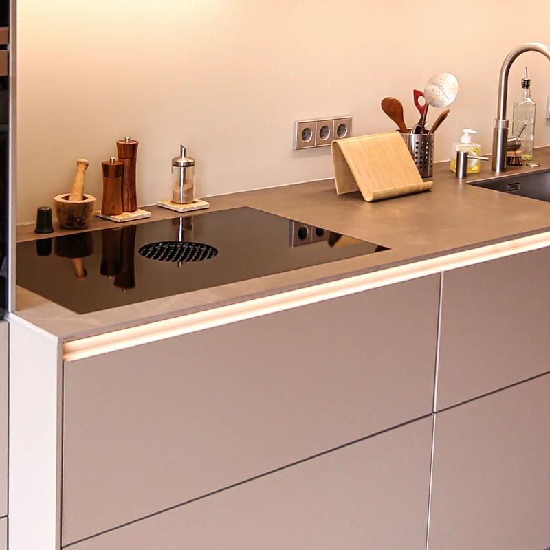 Detail: Kochfeld in der Küche in der Oststadt Hannover